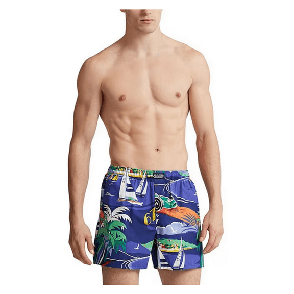 Polo Ralph Lauren Riviera Du Port Printed Woven Boxer, Sm
