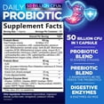 thumbnail image 2 of Probiotics 60 Billion CFU - 10 Strains + Digestive Enzymes & Prebiotics - Best Probiotic for Women & Men, Supports Immune, Gut Health, Occasional Constipation, Diarrhea, Gas & Bloating - 120 Capsules, 2 of 10