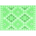 thumbnail image 1 of Ahgly Company Indoor Rectangle Southwestern Emerald Green Country Area Rugs, 2' x 3', 1 of 4