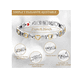 thumbnail image 3 of 2pulsera De Cobre Puro Mujer Terapia Magnético Para Artritis Xtellar blanco, 3 of 4