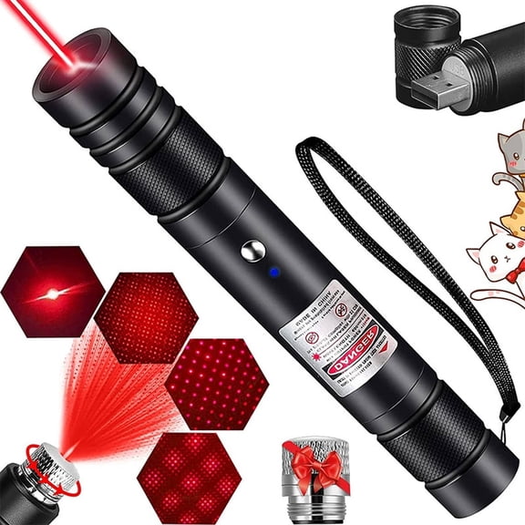 BESTSKY Cat Laser Toy, Automatic Interactive Pointer for Indoor Cats, USB Rechargeable Aluminum Pointer for Pet Exercise and Entertainment