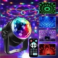 thumbnail image 4 of RGB Remote Control Mini LED Magic Ball Lamp Stage Effect Light for Disco KTV Club Bar Home Party, 4 of 10