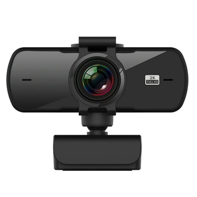 P5 USB Webcam 2K HD Computer Camera Conference Camera with Microphone Driver Free Video Webcam Clip-on Camera for Laptops and Desktops