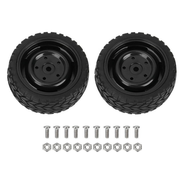 Sailing Neumáticos de rueda de goma RC de 63 mm (2 piezas) para camión Buggy de coche de carreras con Control remoto 1/10