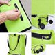 thumbnail image 3 of Carro de compra plegable con ruedas, verde (verde) - B074020, 3 of 5