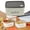 gray, variant on Stainless Steel Bento Box, Meal Prep Containers Reusable, Stainless Steel Split Food Storage Box, Stackable Crisper with Vent Sealing Cover, Portable Leak Proof Lunch Container Gray 1Pcs