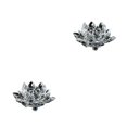 thumbnail image 4 of Billuyoard Decoración de loto de cristal, diseño de escena interior brillante, decoraciones artesanales de piedra, adorno para el hogar, Transparente 2piezas, 4 of 6
