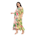 thumbnail image 2 of Oussum Women Plus Size Kaftan Dress Long Maxi Kaftan Loungewear Beach Caftan, 2 of 6