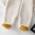 thumbnail image 4 of Mamelucos con capucha de animales para bebés Niños pequeños de una pieza Otoño Invierno Coral Fleece, 4 of 8