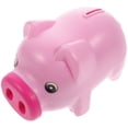 thumbnail image 1 of Weiweiguan 1pc Plastic Pig Shape Coin Storage Container Adorable Coin Box For Children, 1 of 7
