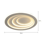 Modern Acrylic Ceiling Light Flush Mount LED Ceiling Light (Warm White Light)
