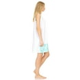 thumbnail image 3 of Lati Fashion Women Nightgown Sleeveless Female Nightgowns & Sleepshirts Green XX-Large, 3 of 4