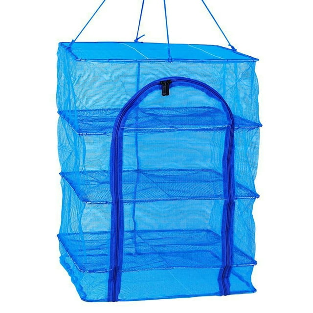 Filet Sec Pliable, Séchage Filet de Poisson Séchage Maille Suspendu Sèche Panier de Séchage Pliable Construit pour la Précision