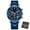 Rose Gold Blue, variant on Men Watch Multifunction Sub-Dials Chronograph Luminous Hands Sport Waterproof Wristwatch Stainless Steel Strap Relogio Masculino