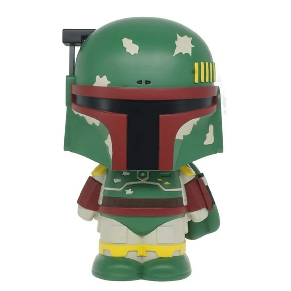 Star Wars The Mandalorian BOBA FETT PVC Coin Bank FIGURINE by Monogram