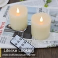 thumbnail image 3 of Velas sin llama TECHLONG que funcionan con pilas y temporizador remoto, 3 of 6