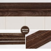 Flexible Wall Molding Trim & Chair Rail | Peel and Stick Self-Adhesive Panel Moulding | Home Decor on The Cabinet Door Mirror Frame C