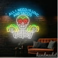 thumbnail image 4 of Handmadetneonsign All I Need Is Love Tacos Neon Sign, Tacos Open Wall Art Decor, Mexico Food Wall Decor 51932, 4 of 5