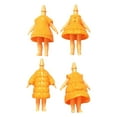 thumbnail image 4 of Almencla 4 Pieces Doll Clothes Set Body Clothing Accessories Alive Doll Clothes Suit Birthday Gift Mini Doll Body Clothing Accessories orange, 4 of 8