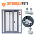 thumbnail image 3 of DEBGFS 12PCS Sliding Window Locks Glass Windows Lock for Child Proof Home Safety Vertical Window Stopper Adjustable Aluminum Double Hole Lock Kid Guard for Patio AC Travel RV,silver-12pcs,doublehole, 3 of 8
