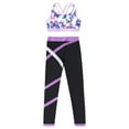thumbnail image 3 of TTAO Kids Girls 2 Pcs Gymnastics Yoga Workout Tracksuit Sport Dance Outfit Butterfly 14, 3 of 7