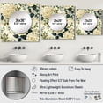 thumbnail image 4 of Designart "Trellis In Vintage Lace IV" floral Square Mirror For Wall Decor - Large White Square Mirror Printed Wall Decor - Cottage Square Living Room Mirror, 4 of 5