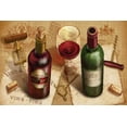 thumbnail image 2 of Knutsen, Conrad 32x23 White Modern Wood Framed Museum Art Print Titled - Wine Pairing, 2 of 4