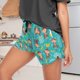 thumbnail image 5 of Pantalones de pijama JHKKU con estampado de banana para mujer, 5 of 7