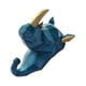thumbnail image 1 of Bewildely Gancho de cabeza de elefante de resina para necesidades colgantes versátiles hecho de gancho para abrigos con cabeza de Animal de Decoración del hogar Azul retro (rinoceronte), 1 of 6