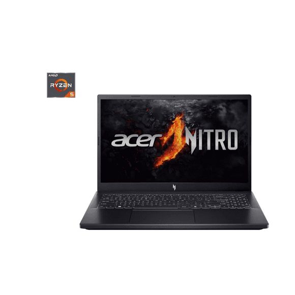 Acer NitroV 15.6" Gaming Laptop - AMD Ryzen 5 7535HS| Nvidia GeForce RTX2050| 512GB SSD| 8GB DDR5|W11-Excellent Recertified with 1 Year Acer Manufacturer Warranty