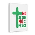 thumbnail image 2 of Scripture Walls No Jesus No Peace Romans 5:1 Cross Christian Wall Art Bible Verse Print Ready to Hang Unframed, 2 of 18