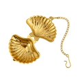 thumbnail image 2 of Lubelski Tea Infuser with Hook Reusable Stainless Steel Cute Seashell Shaped Loose Tea Infuser Teapot Accessories, 2 of 5