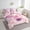 Pink, variant on Erosebridal Pink Axolotl Bedding Twin Size, Boba Milk Tea Bed in a Bag Twin size, Blossoms Flower Reversible Bed Set, Microfiber Room Decoration, 7pcs