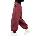 thumbnail image 5 of Qingpeng Boys Girls Sweatpants Elastic Waist Side Pockets Drawstring Cuffed Casual Athletic Long Pants for Kids, 5 of 5