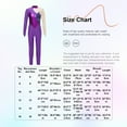 thumbnail image 7 of Sxiwei Ice Skating Training Bodysuit for Girls Gymnastic Jumpsuit Metallic Patchwork Figure Ice Black 8, 7 of 7