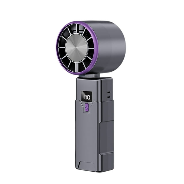 Portable Handheld Fan Portable Fan Rechargeable 5 Speed Wind Display Electricity In Real For Makeup Stylish Girl Women Travel Indoor Outdoor