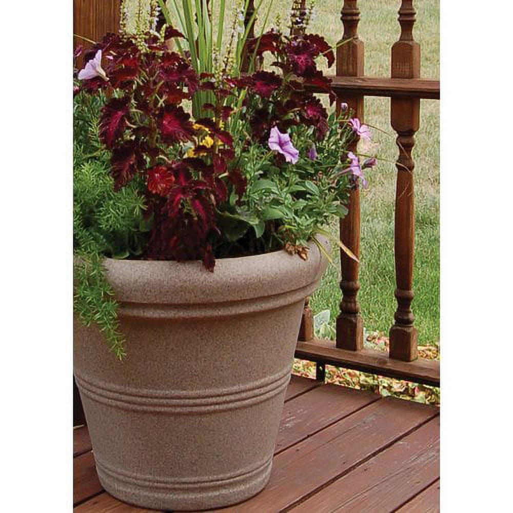 Classic Rolled Rim  Garden Planter - Tusco Products
