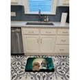 thumbnail image 3 of Halloween Scary Pekingnese Tan Machine Washable Memory Foam Mat, 3 of 4