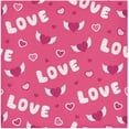thumbnail image 5 of GZHJMY Valentine's Day Love Heart Cloth Napkins Set of 4, Reusable Washable Oversized Table Napkins for Family Wedding Dinner Party Home Decor, 20 Inch Decorative Washcloths, 5 of 7