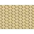 thumbnail image 1 of Ahgly Company Tapis d'Intérieur Lavables en Machine, Rectangle Transitionnel Brun Cannelle, 6' x 9', 1 of 7