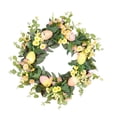 thumbnail image 4 of Guirnalda de Pascua huevos de Pascua guirnalda de margaritas plantas de simulación colgador de puerta decoración de Pascua, 4 of 5