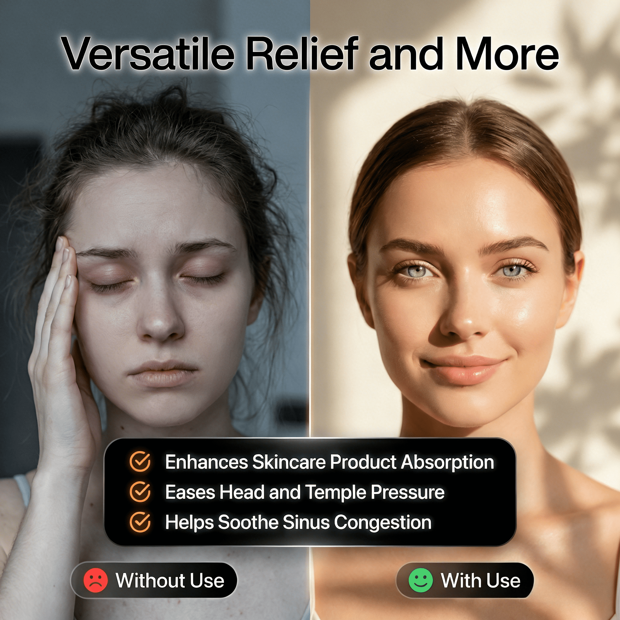FACEMOON USB Powered Heated Eye Mask for Dry Eye Relief, Moist Heat Therapy, Sleep Comfort, Washable Travel
