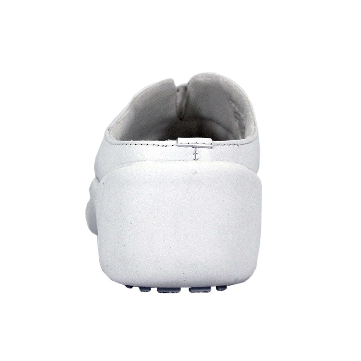 24 HOUR COMFORT Isabella Wide Width Professional Sleek Clog WHITE 12