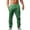 Green-G0, variant on Men Linen Drawstring Pants with Elastic Waist Straight Leg Pants with Pockets with Deep Pockets Cotton Trousers Casual Loose Fit Summer Beach Pant,Pink 3XL