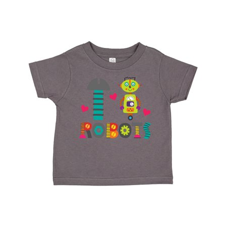 

Inktastic Robotics I Heart Robots Gift Toddler Boy or Toddler Girl T-Shirt