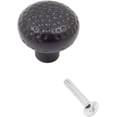 thumbnail image 3 of Arts & Crafts Cabinet Knob, Matte Black by Stone Harbor Hardware, 3 of 3