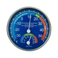 thumbnail image 2 of koolsoo Analog Temperature Humidity Monitor Meter Gauge,Room Climate Control Thermometer Blue, 2 of 9
