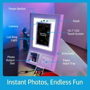 HP Sprocket Photo Booth Printer, ZINK Zero Ink Technology, Includes ZINK Paper and Carrying Case