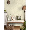 thumbnail image 5 of Papel Pintado Beige Y Dorado Para Despegar Y Pegar, Papel De Contacto Hexagonal A Rayas Doradas, Papel De Pared Autoadhesivo Extraíble, Vinilo Geométrico Impermeable Para Decoración De Cajones, Estant, 5 of 5