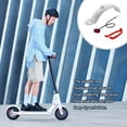 thumbnail image 4 of Sonducket Guardabarros trasero para patinete eléctrico, tapas de soporte de luz trasera, funda de silicona para bicicleta, accesorios de protección Patinetes eléctricos Blanco con luz trasera Sonducket OD023840-04, 4 of 6
